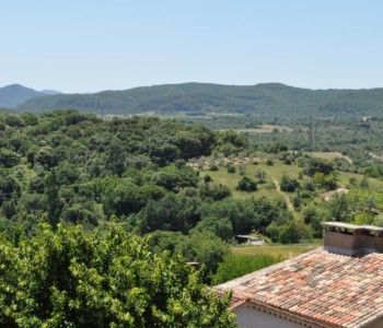 Panoramic view from Santoline B&B room