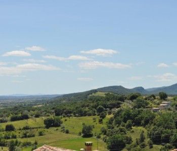 Panoramic view from Château de Bessas