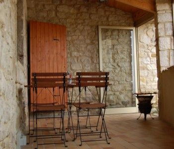 Ostau de Viltage Holiday Home - Covered terrace